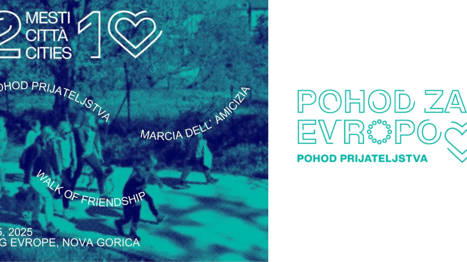 Pohod prijateljstva – 2 mesti, 1 srce Pohod prijateljstva – 2 mesti, 1 srce